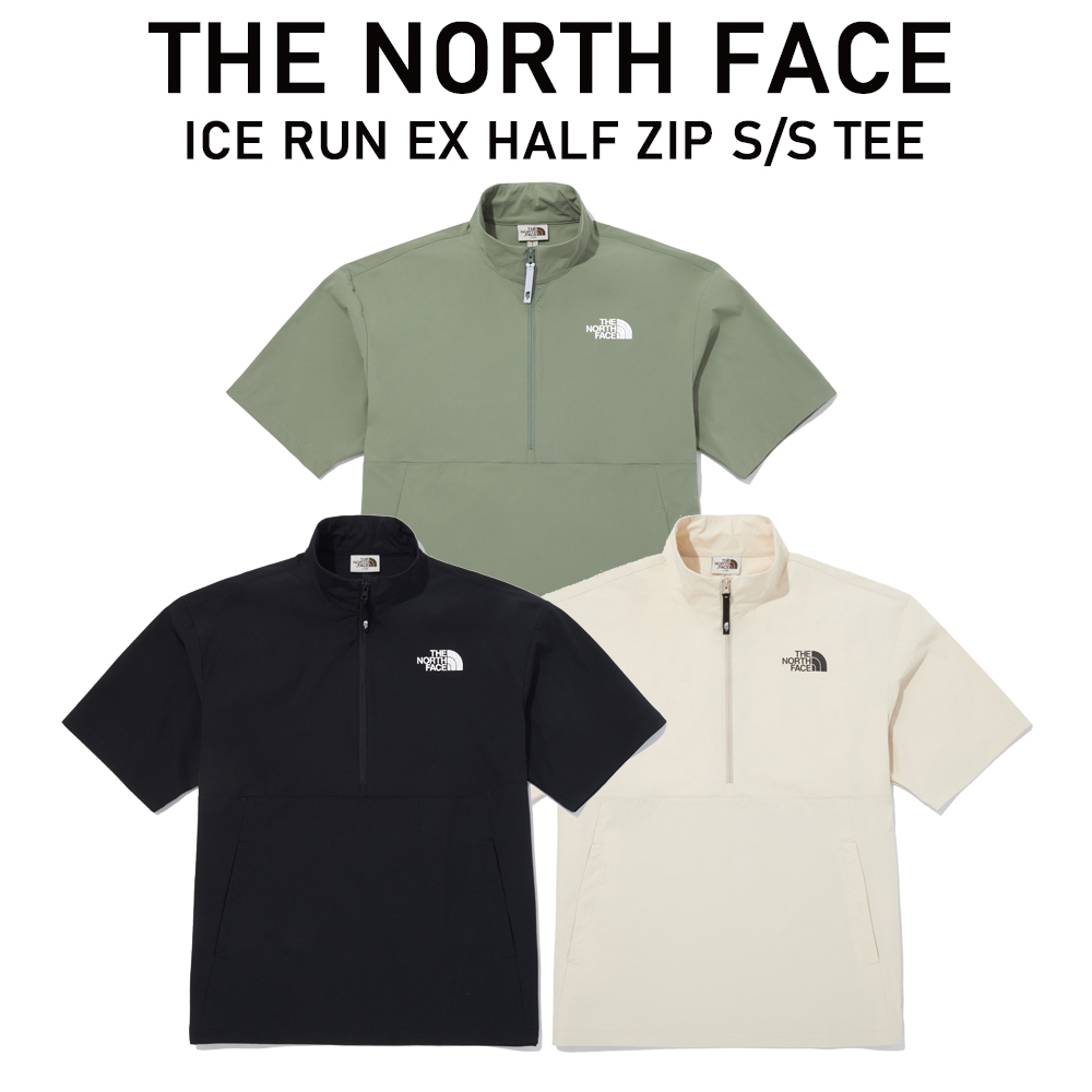 THE NORTH FACE☆24SS☆ICE RUN EX HALF ZIP S/S TEE_NT7KQ02