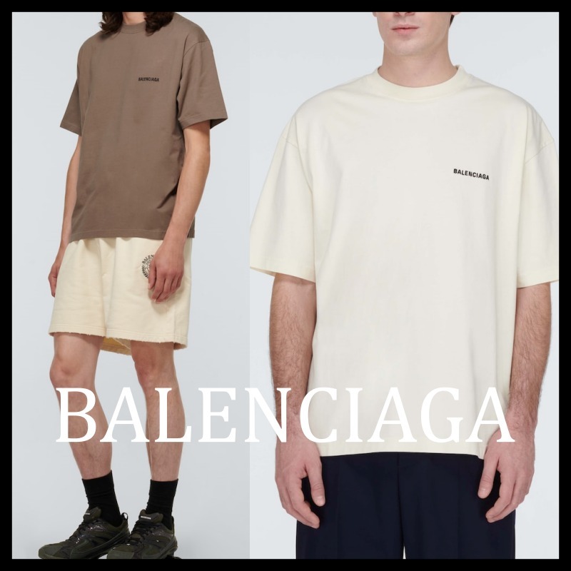 ［関税送料込］BALENCIAGA コットン ジャージー Tシャツ