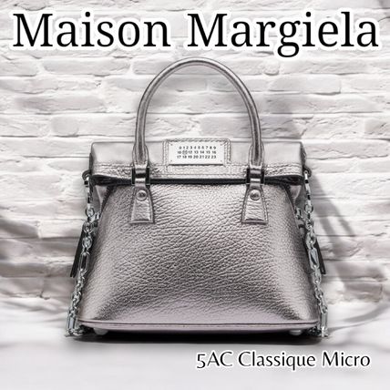 マルジェラ MM11 レオパード 5AC ハンドバッグ ロゴ 関税込 Maison Margiela 5AC(メゾン マルジェラ) バッグ・カバン