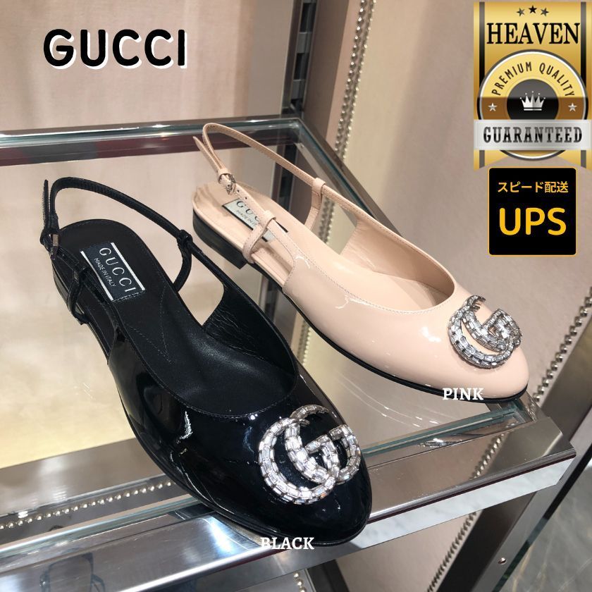 6万取引突破★UPS速達便利用！【GUCCI】HARLOW_ミュール