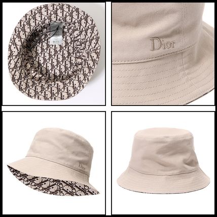CHRISTIAN DIOR バケットハット ネイビー/ベージュ（Dior