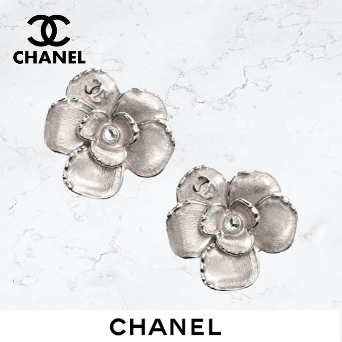 《24B★》CHANEL イヤリング シルバー