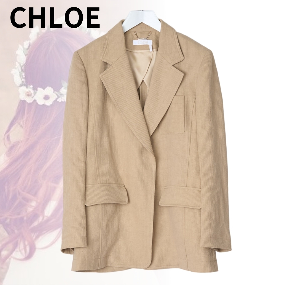 CHLOE*セレブな雰囲気*オーバーサイズ コーデュロイ ジャケット