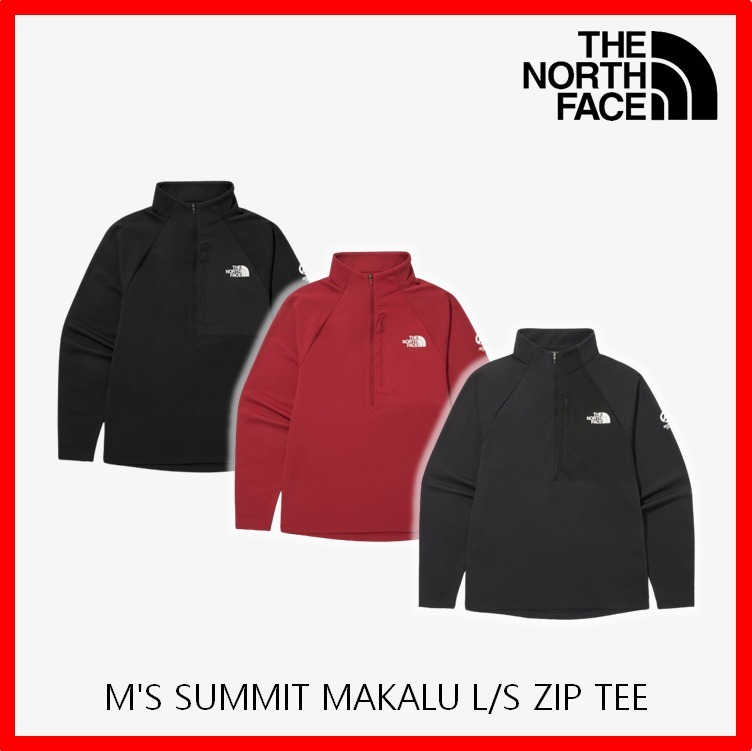 ★24AW★【ノースフェイス】★M'S SUMMIT MAKALU ZIP Tシャツ★