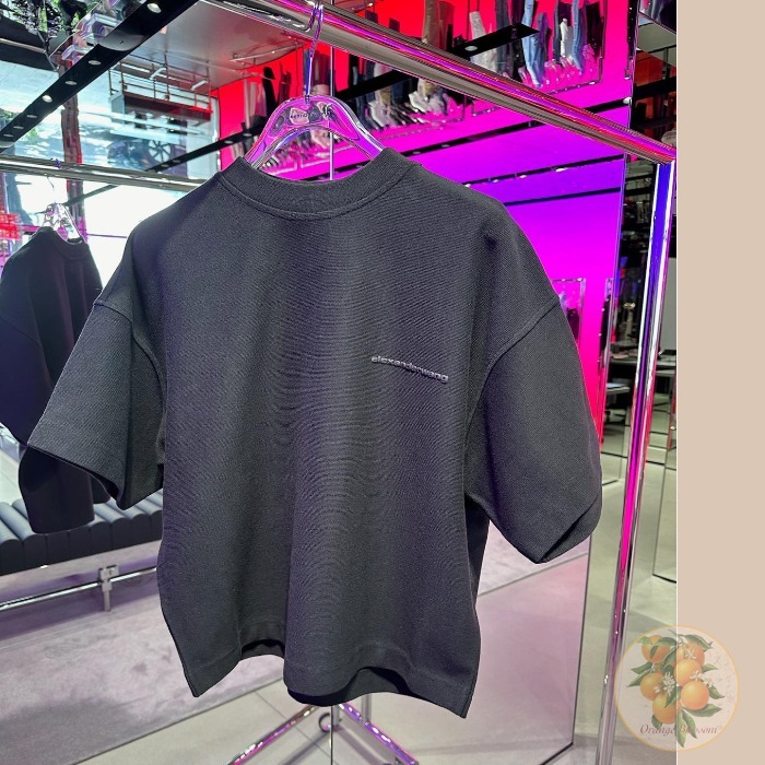 シンプル【alexanderwang】パフロゴ オーバーサイズ Tシャツ