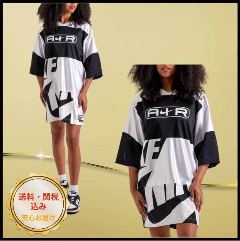 関税込み♪【Nike】Air Jersey ロゴ★オーバーサイズ ワンピース