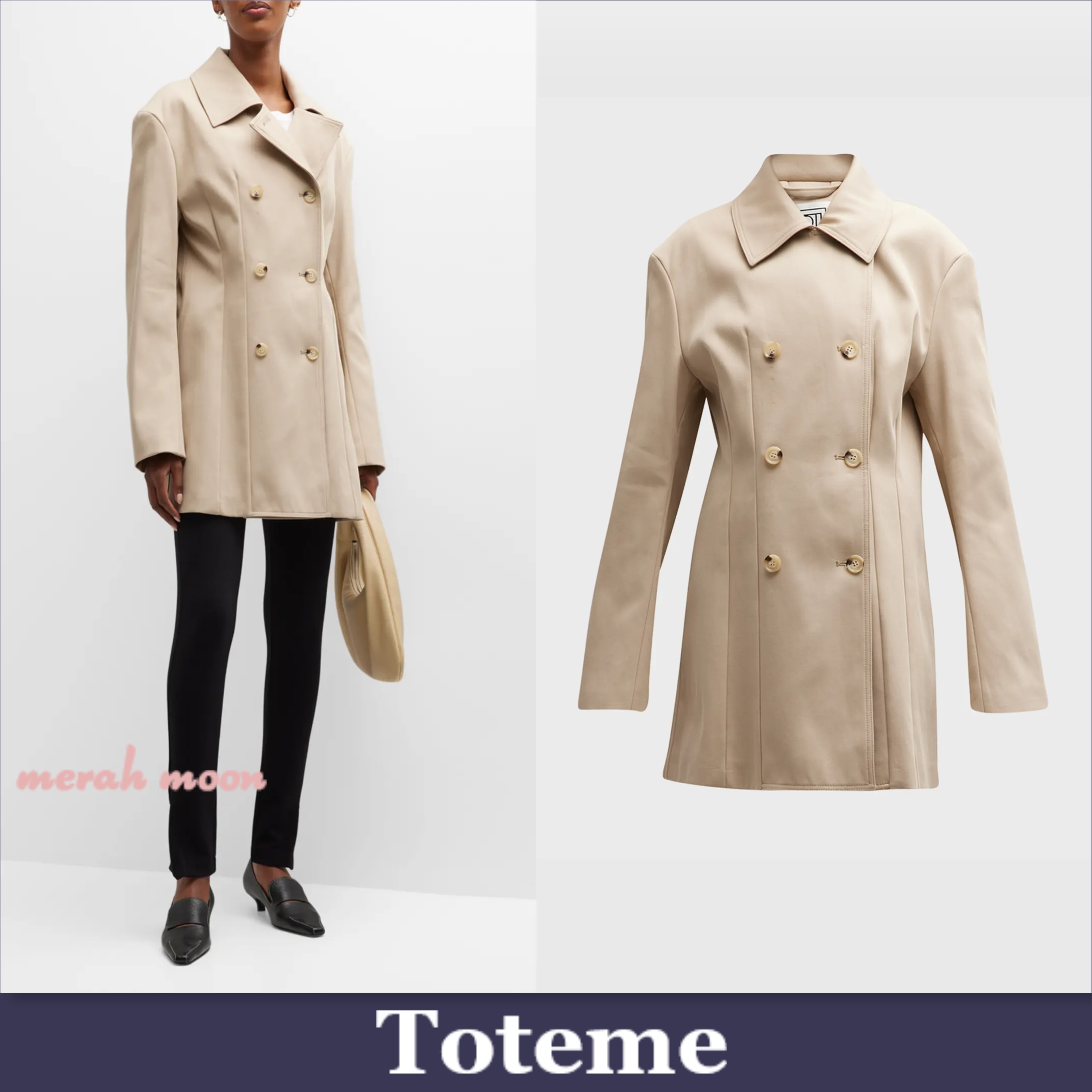 Toteme【 STRUCTURED-WAIST JACKET】コート