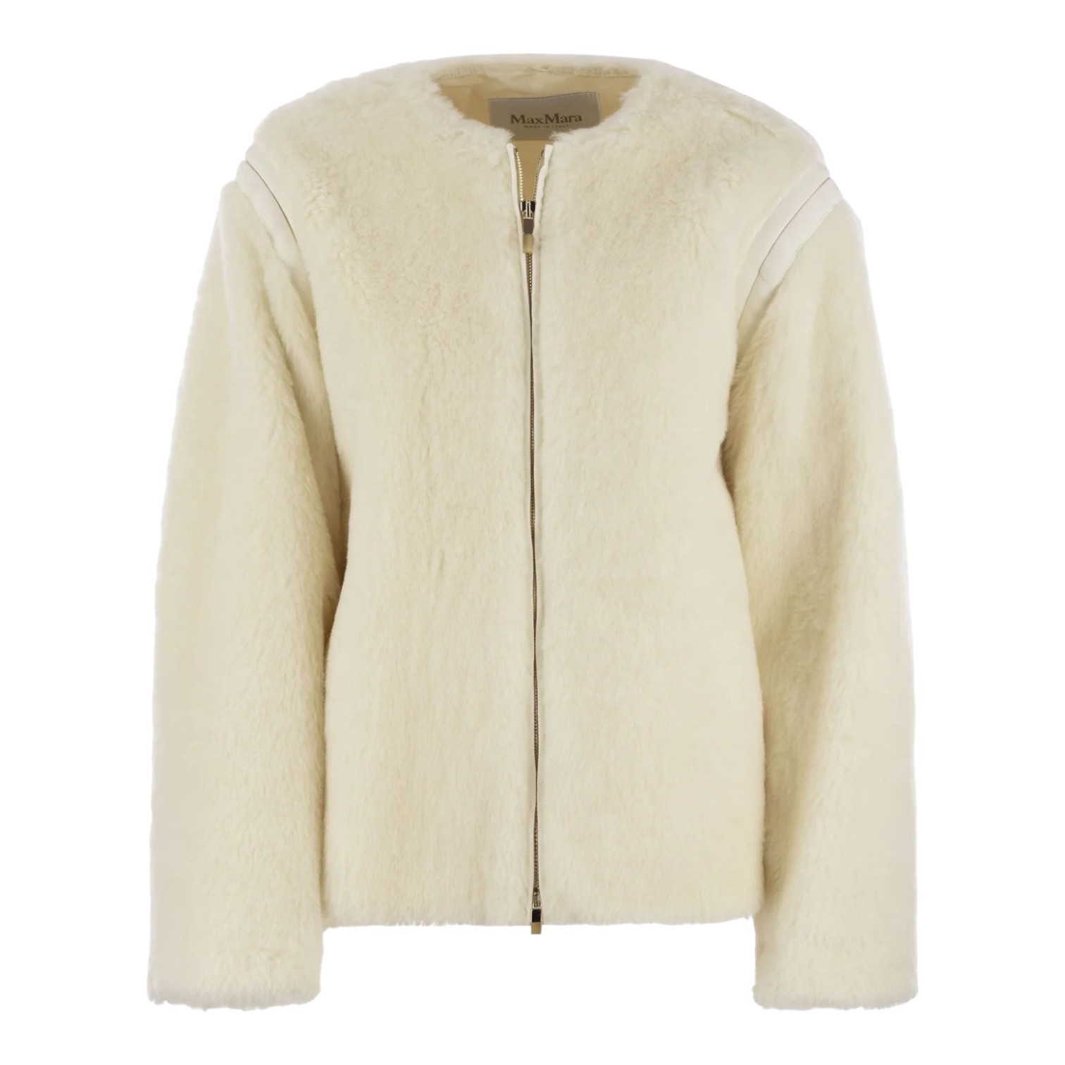 国内発送】Max Mara PANNO テディベア クルーネックジャケット