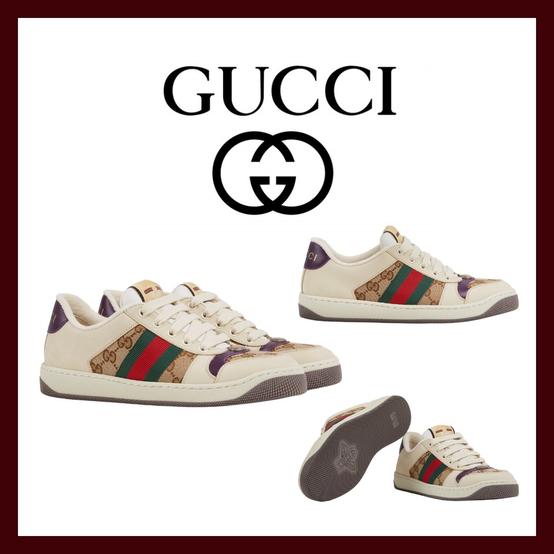 大人気商品♪GUCCI スクリーナー レース アップスニーカー