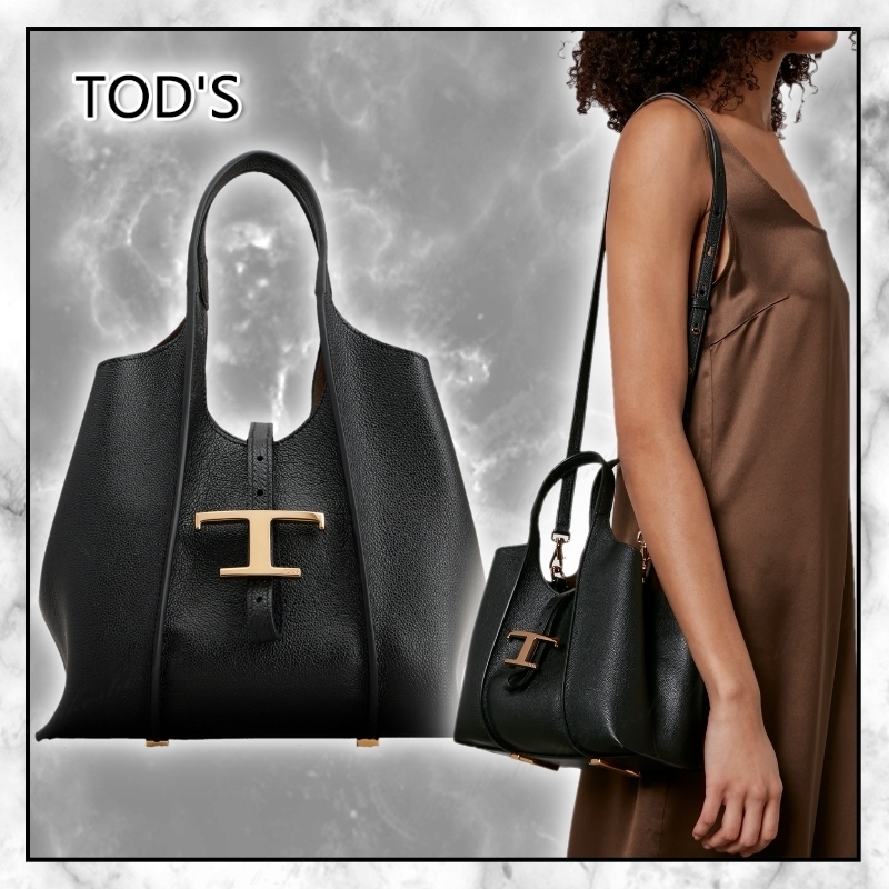 ◆TOD'S 最新作◆ミニ T タイムレス レザー ホーボーバッグ◆