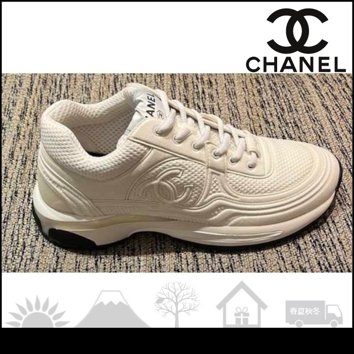【シャネル】スニーカー ファブリック さりげなくCHANEL☆