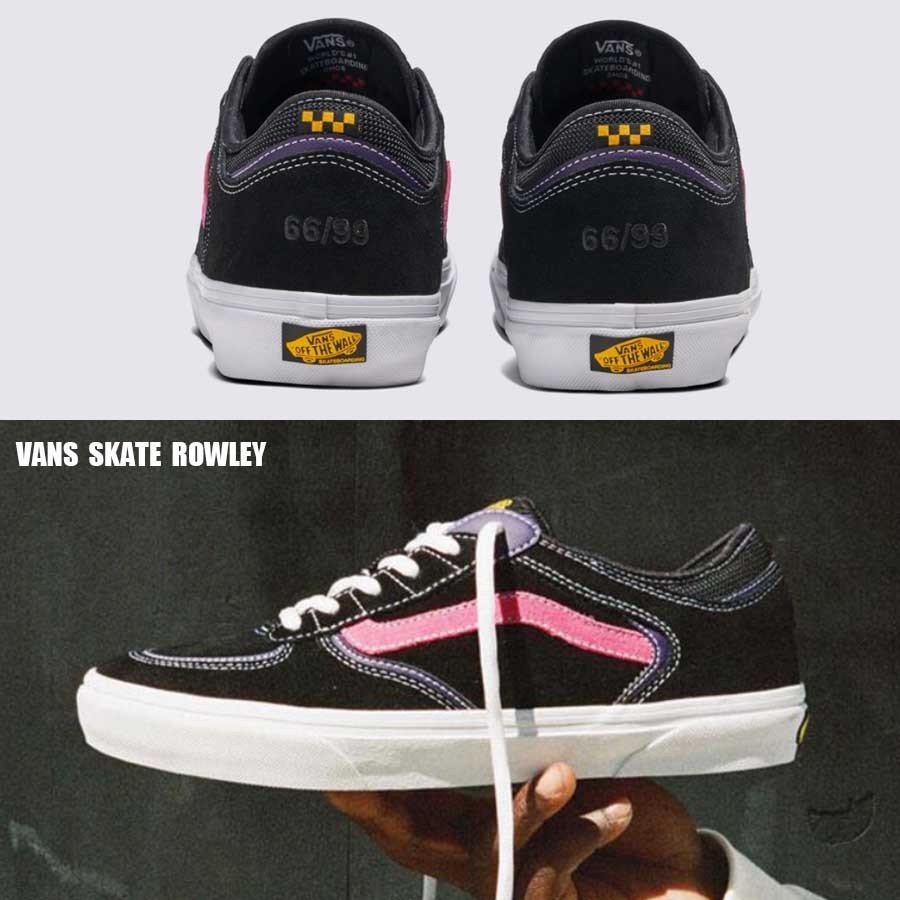 VANS★SKATE ROWLEY★兼用★BLACK/PINK