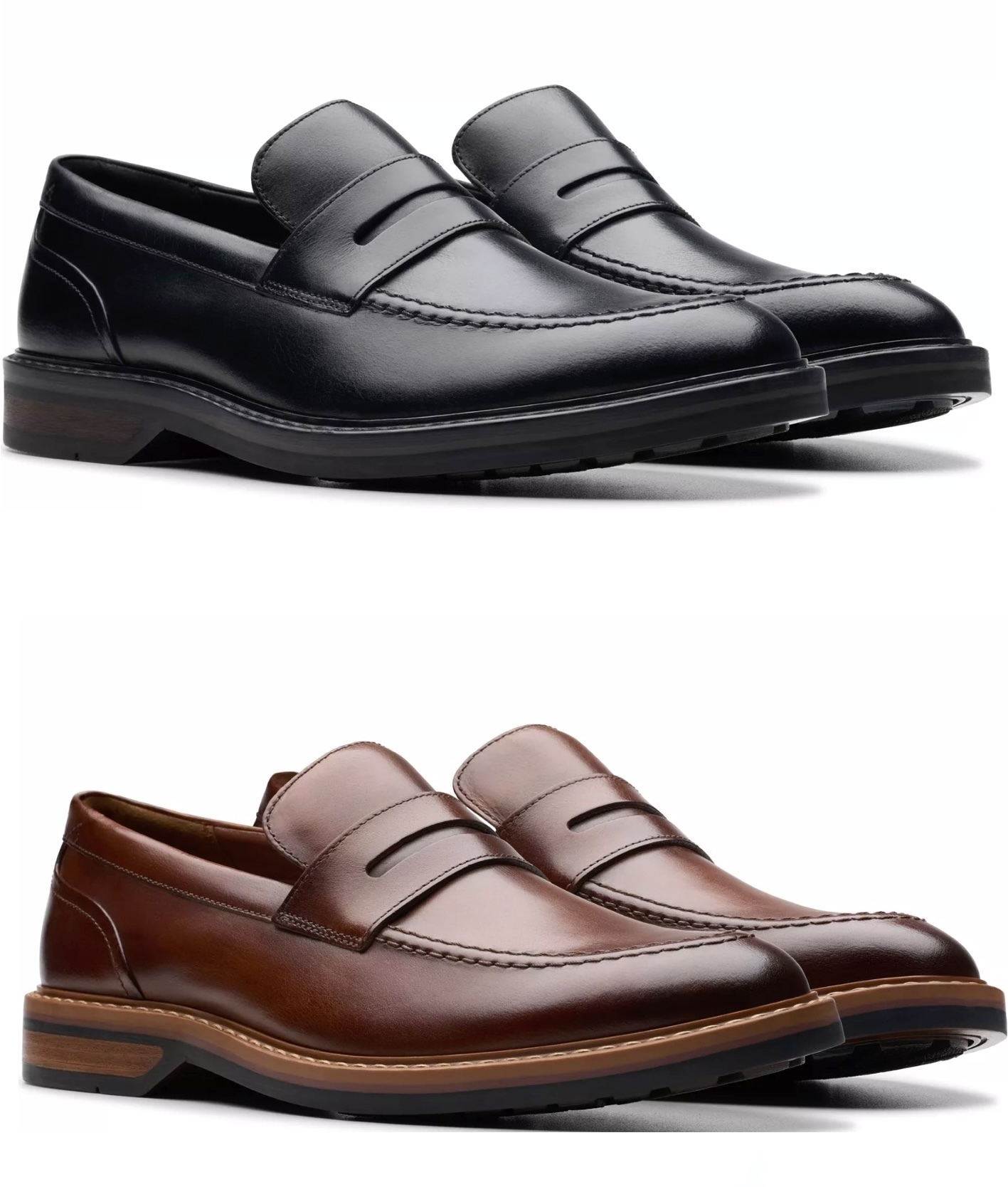 CLARKS ビジネス ペニー ローファー レザー ビジネス スーツ
