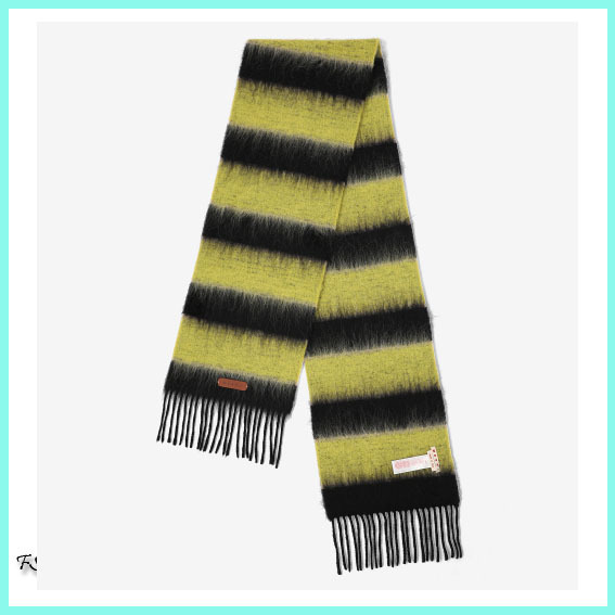MARNI(マルニ)ストライプ モヘア ウールマフラー[正規品/関税込]