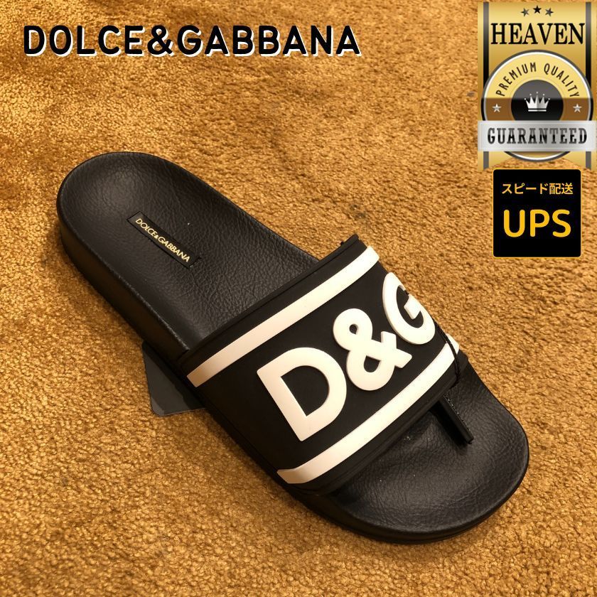 6万取引突破★UPS速達便！【DOLCE & GABBANA】スライドサンダル