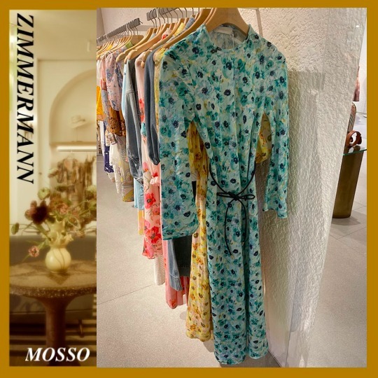【Zimmermann】LIGHTBURST BIAS LONG DRESS バイアス ロング