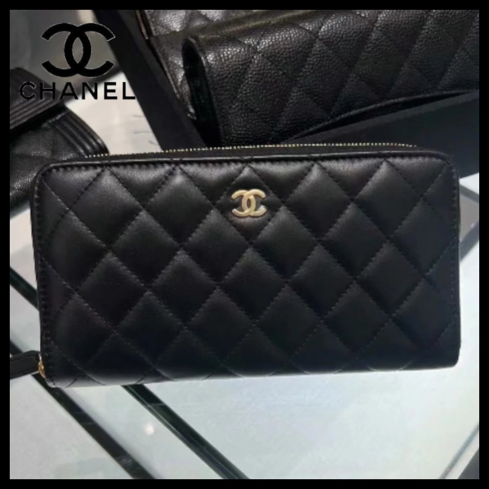 【上品で使い心地が良い】CHANEL 長財布