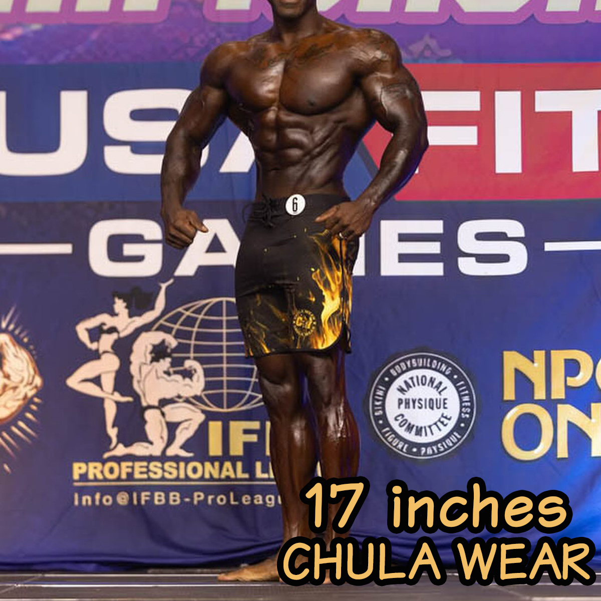 チュラウェア CHULA WEAR サーフパンツ Golden Flames 17 inches