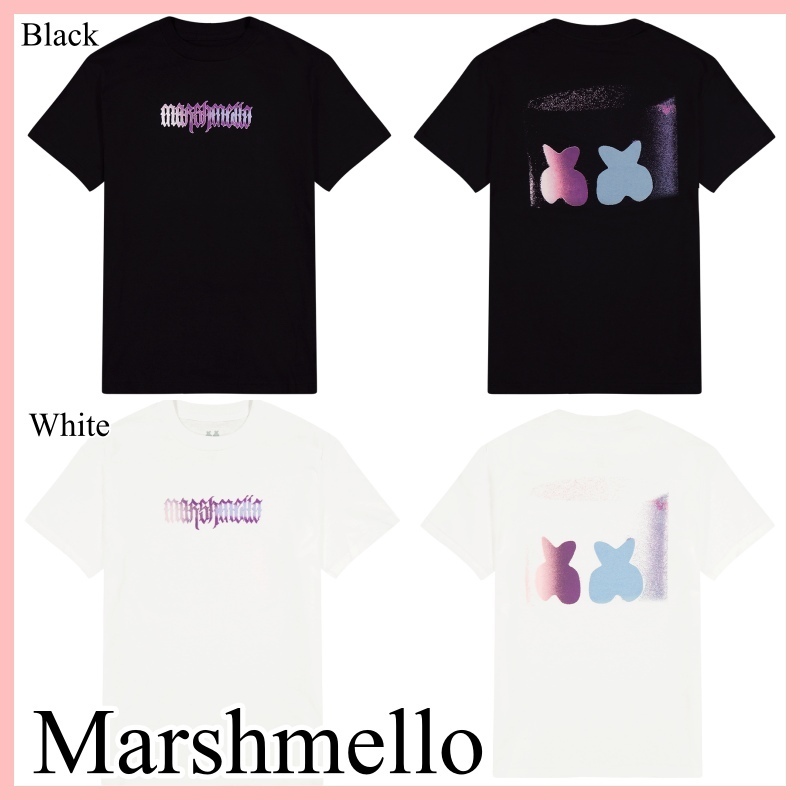 Marshmello ハーフ Helmet Tシャツ 半袖 Black White 送料込み
