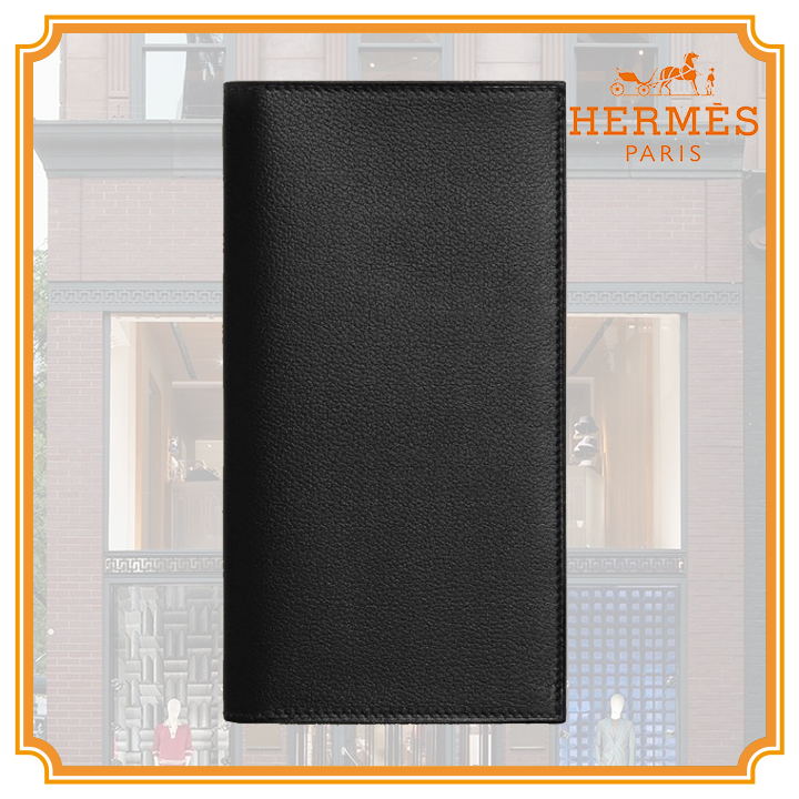 【HERMES】Citizen Twill long Combine 長財布 ブラック