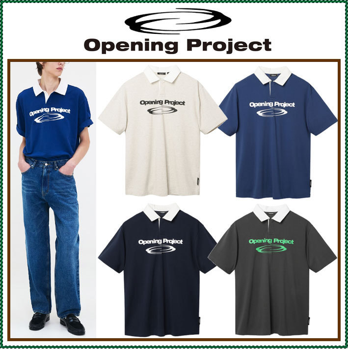 【Opening Project】Identity Pique Collar Half T Shirt