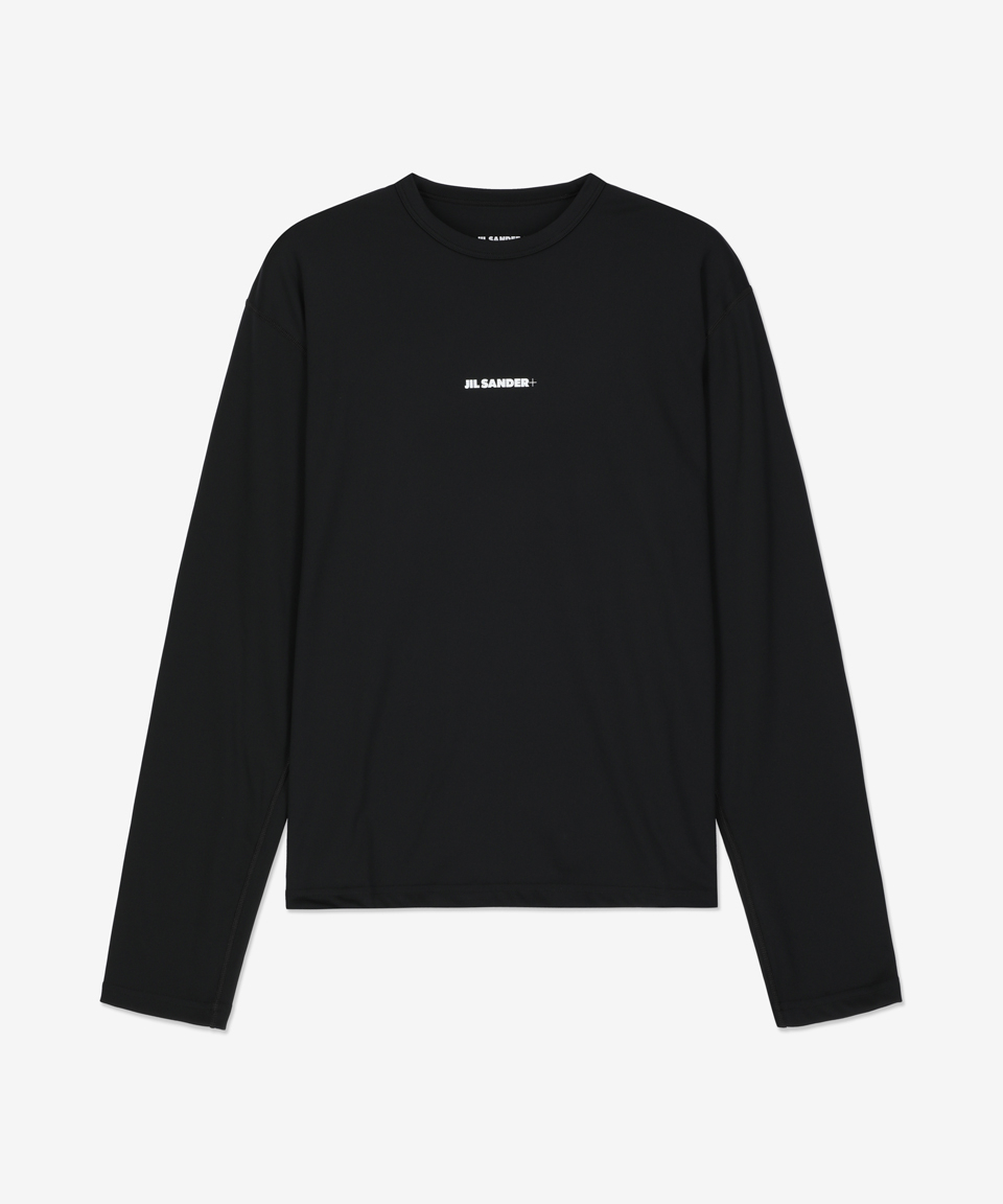 《JIL SANDER》 J47GC0022 J20033 001 ロゴ Tシャツ