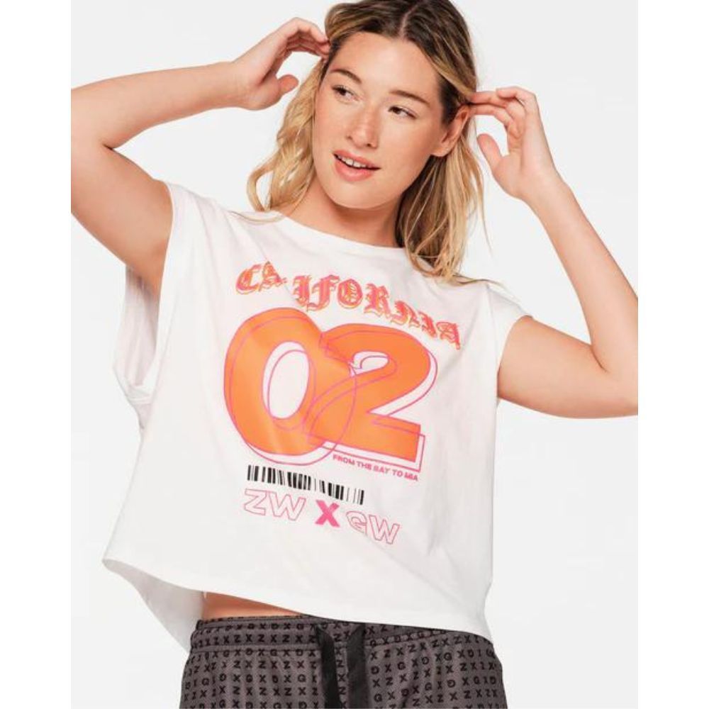 Zumba ズンバ ZW X GW ドロップショルダー ルーズタンクトップ