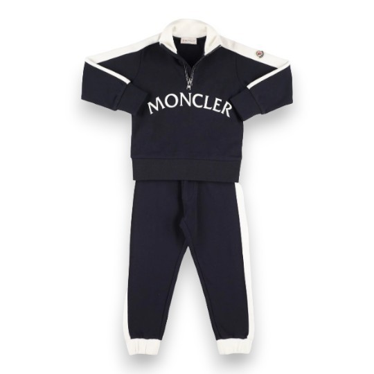 大人もOK♪【MONCLER】ハーフジップ スウェットセットアップ