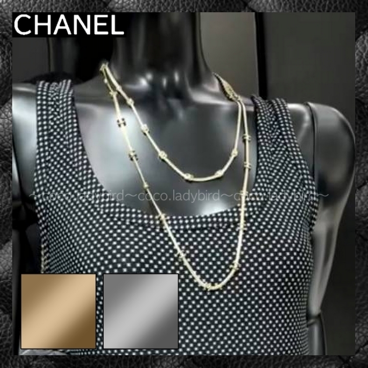 ☆24B エレガントCCロゴ☆ CHANEL ネックレス ２色展開