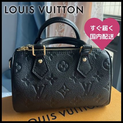 すぐ届く Louis Vuitton ナノ・スピーディ ショルダーバッグ 黒 大人気 ルイヴィトン ナノ スピーディ レディース バック ギフト