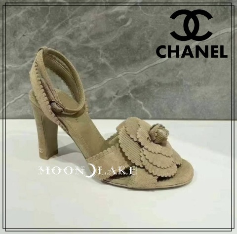《24B★》CHANEL サンダル カメリア ヒール