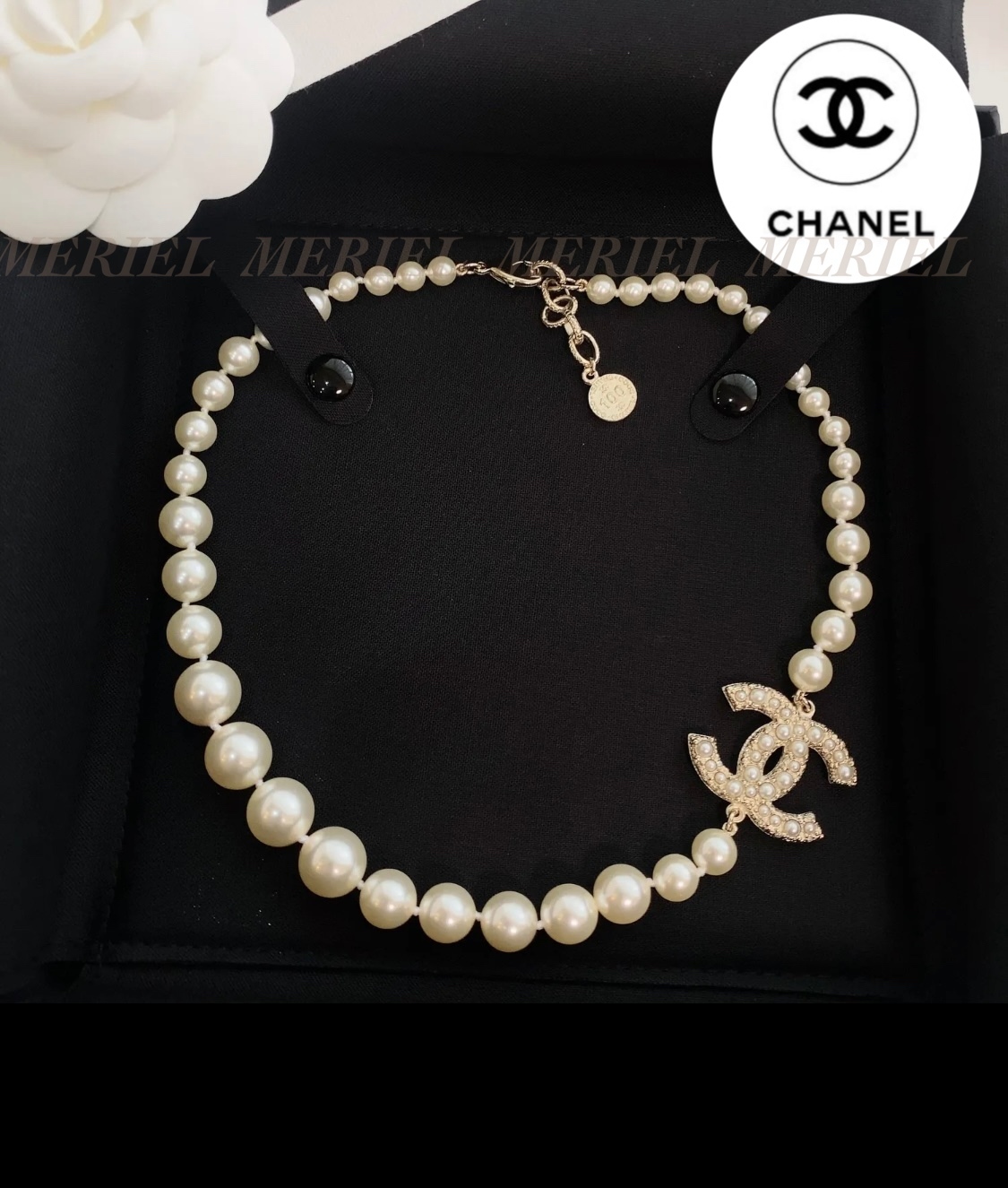 【CHANEL】 大人上品に♡ ロゴ パールで煌めく