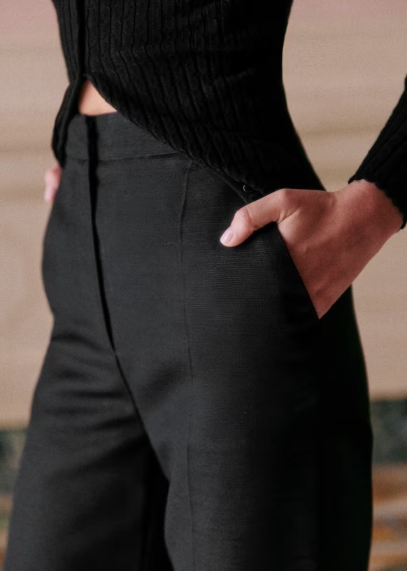 セザンヌ ワイドレッグ ストレート パンツ 安心の関税込】セザンヌ ストレートレッグ ワイド パンツ