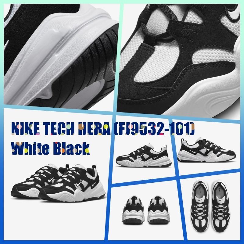 ★ナイキ★Tech Hera★White Black