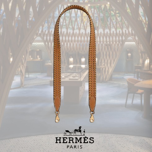 オシャレ☆】HERMES トレサージュ ショルダーストラップ 25mm