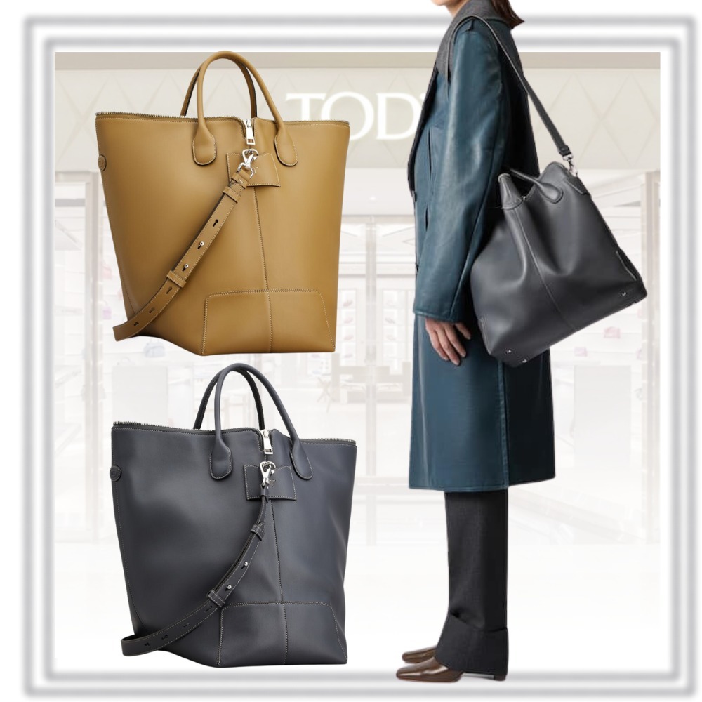 送料込直営店*TOD`S* Di Bagバッグ スイング ラージ レザー