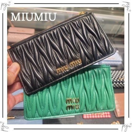 MIUMIU キーケース マテラッセピンク♡gold pink ミュウミュウ