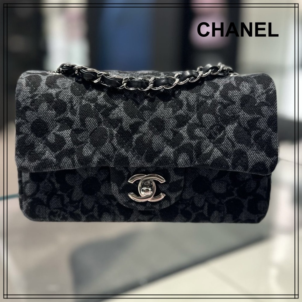 デニム【CHANEL】ミニマトラッセ ミニクラシックハンドバッグ