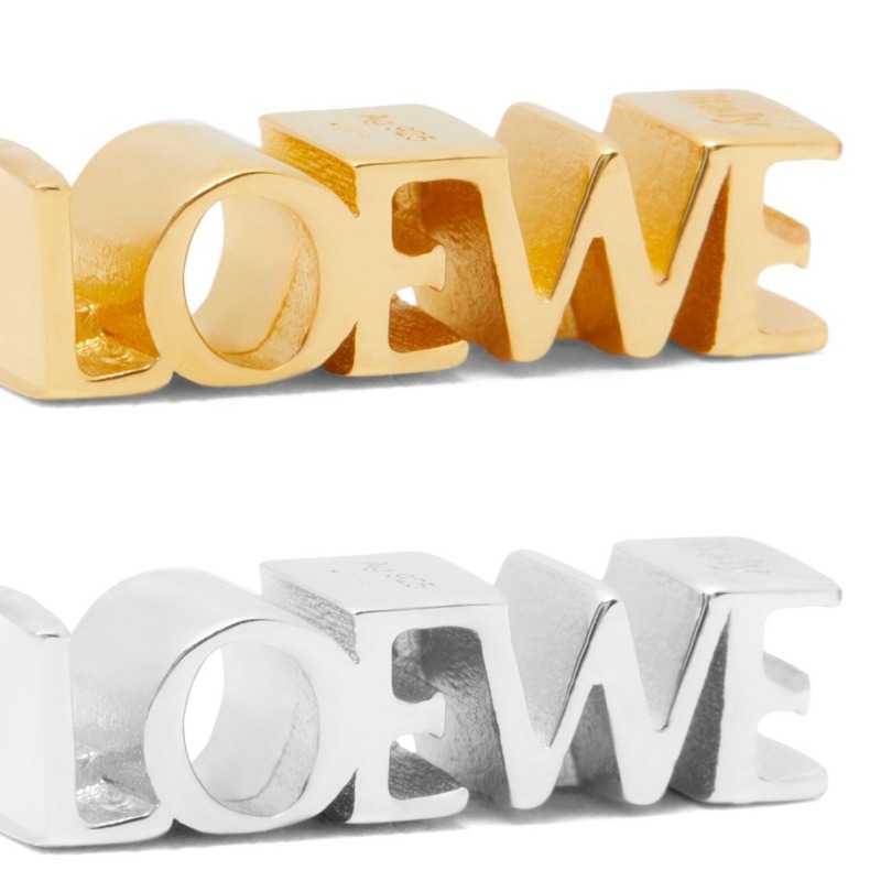 送料関税込み【LOEWE】 グラフィック シングルピアス