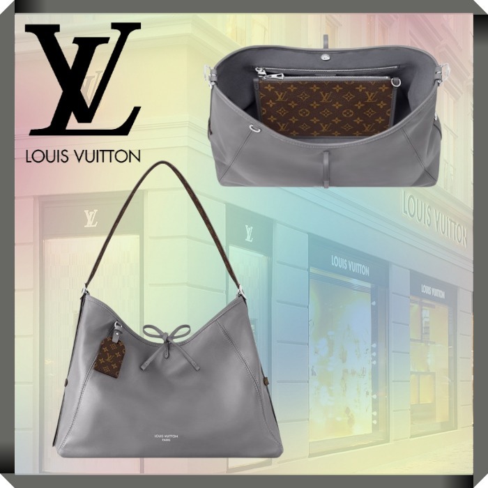24-25AW 新作☆Louis Vuitton☆キャリーオールダークMM グレー