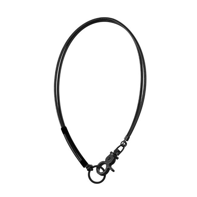 SAGEGASAGE☆3way Leather Necklace (All Black)
