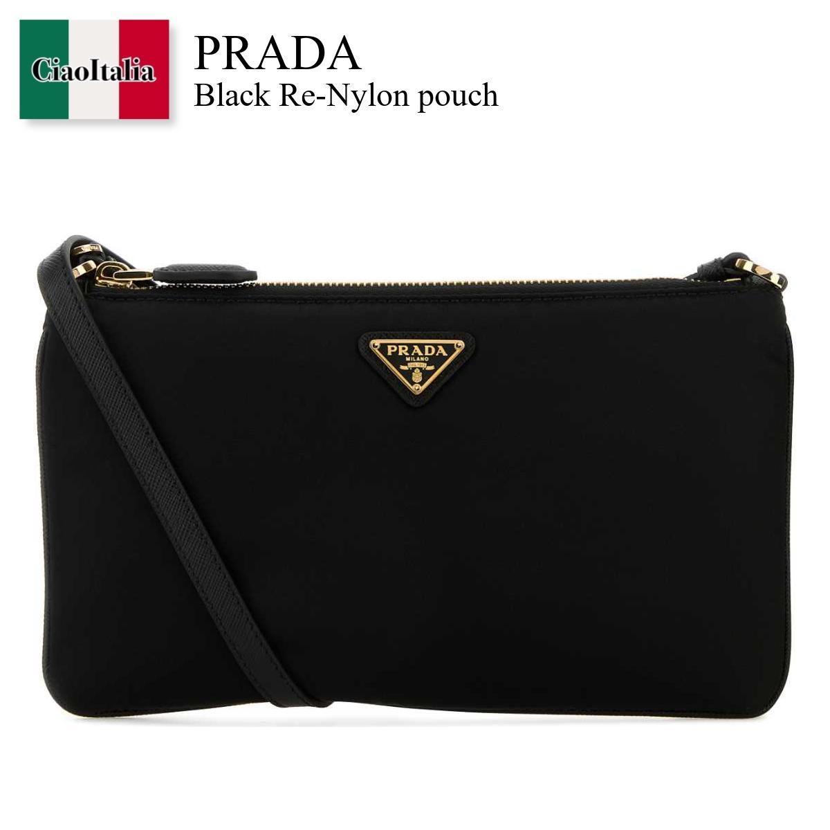 ポーチ Prada Black Re-Nylon Pouch
