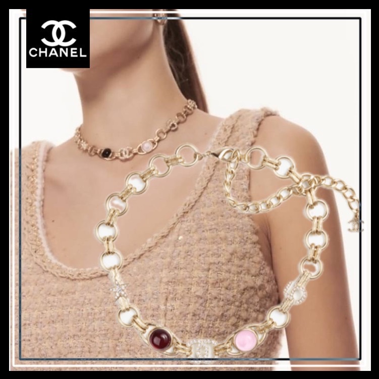 ＊キラキラデザイン＊【CHANEL】シャネル ゴールド ネックレス