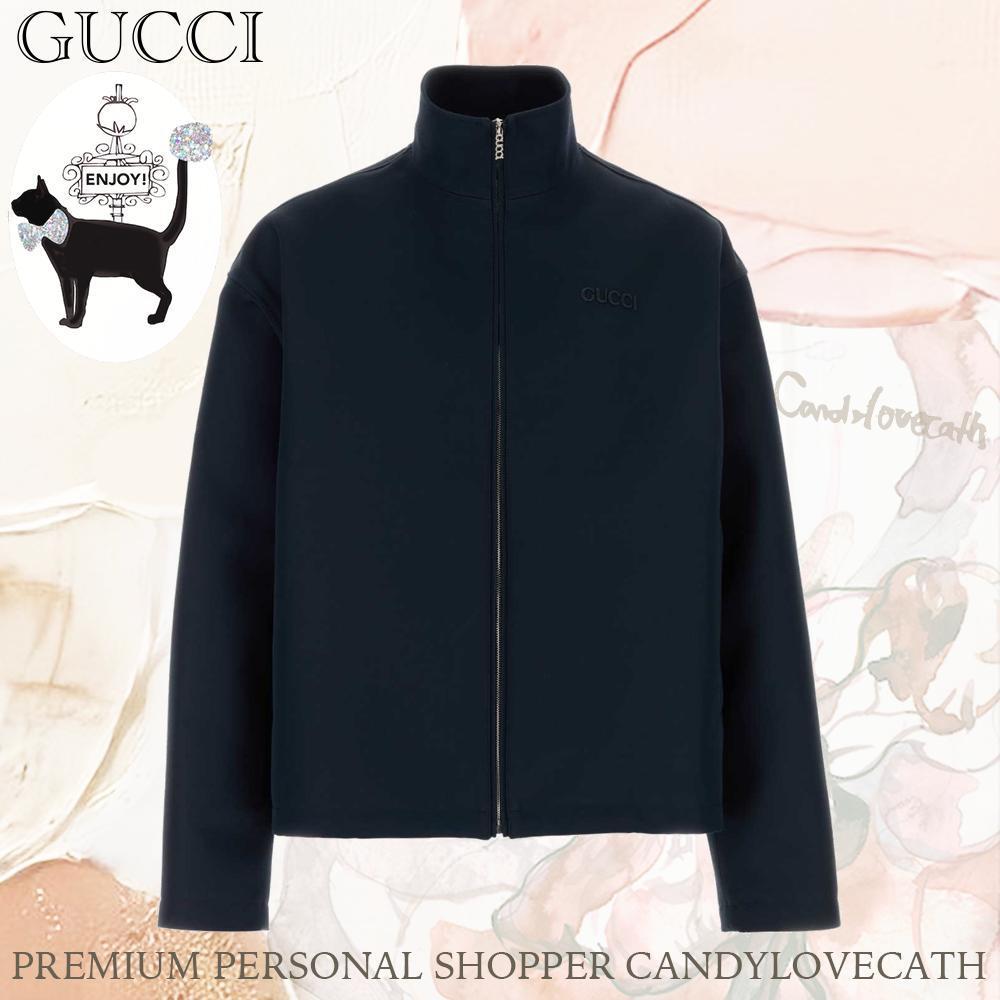 ジャケットその他 GUCCI Navy Blue Wool Blend Jacket