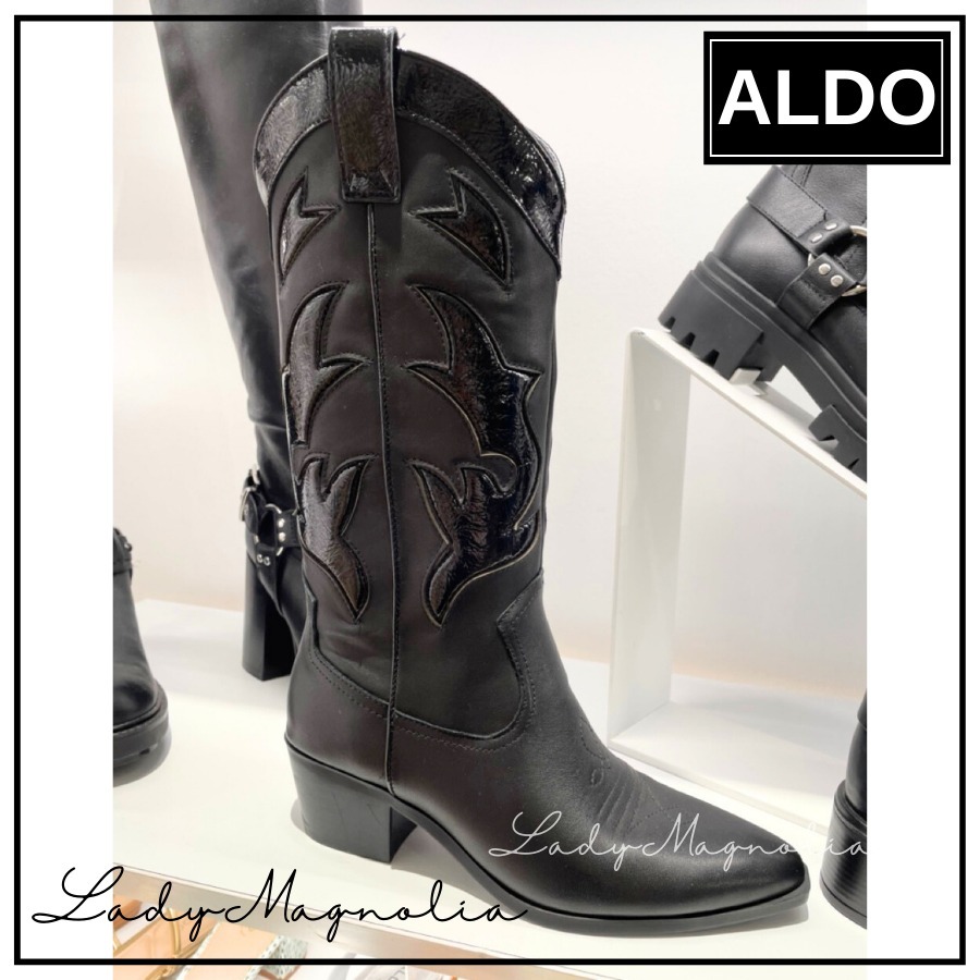 【追跡あり!】ALDO Nebraska◎ウエスタンブーツ ブロックヒール