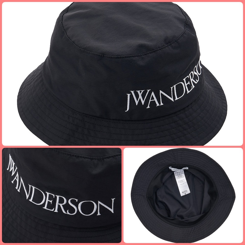 【J W ANDERSON】LOGO EMBROIDERED NYLON BUCKET HAT ★関税込★