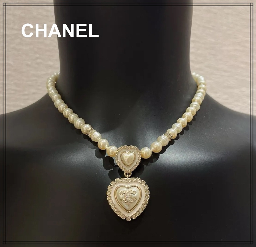 エレガント【CHANEL】大人可愛い ハートモチーフ  CCマーク