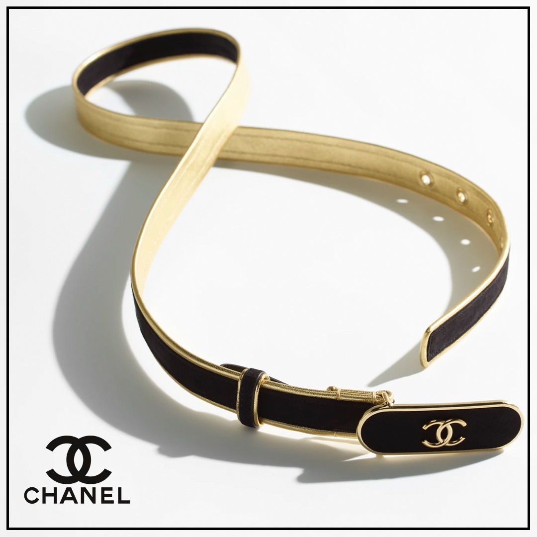個性的なバッグル【CHANEL】ベルト