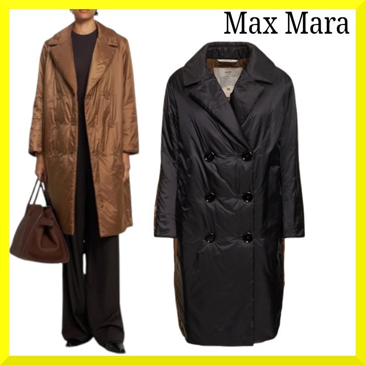 Max Mara☆関税込み☆Greenco パデッドロングジャケット