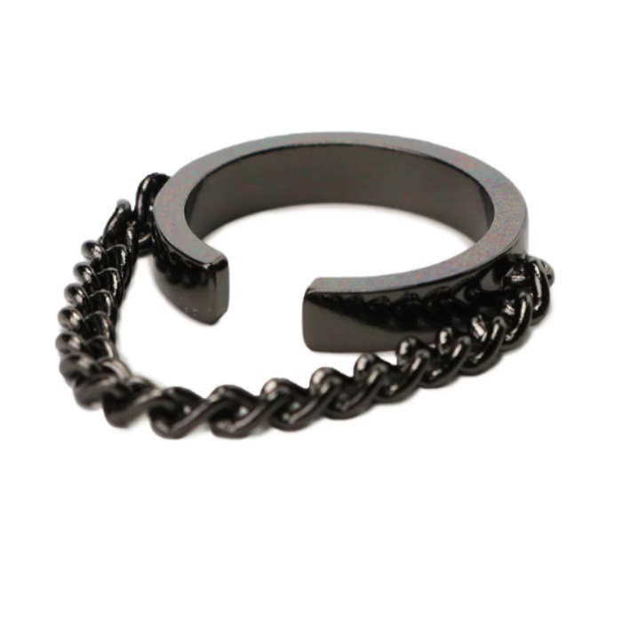 《ヨウジヤマモト》BRASS CHAIN イヤーカフ チェーンリング３WAY